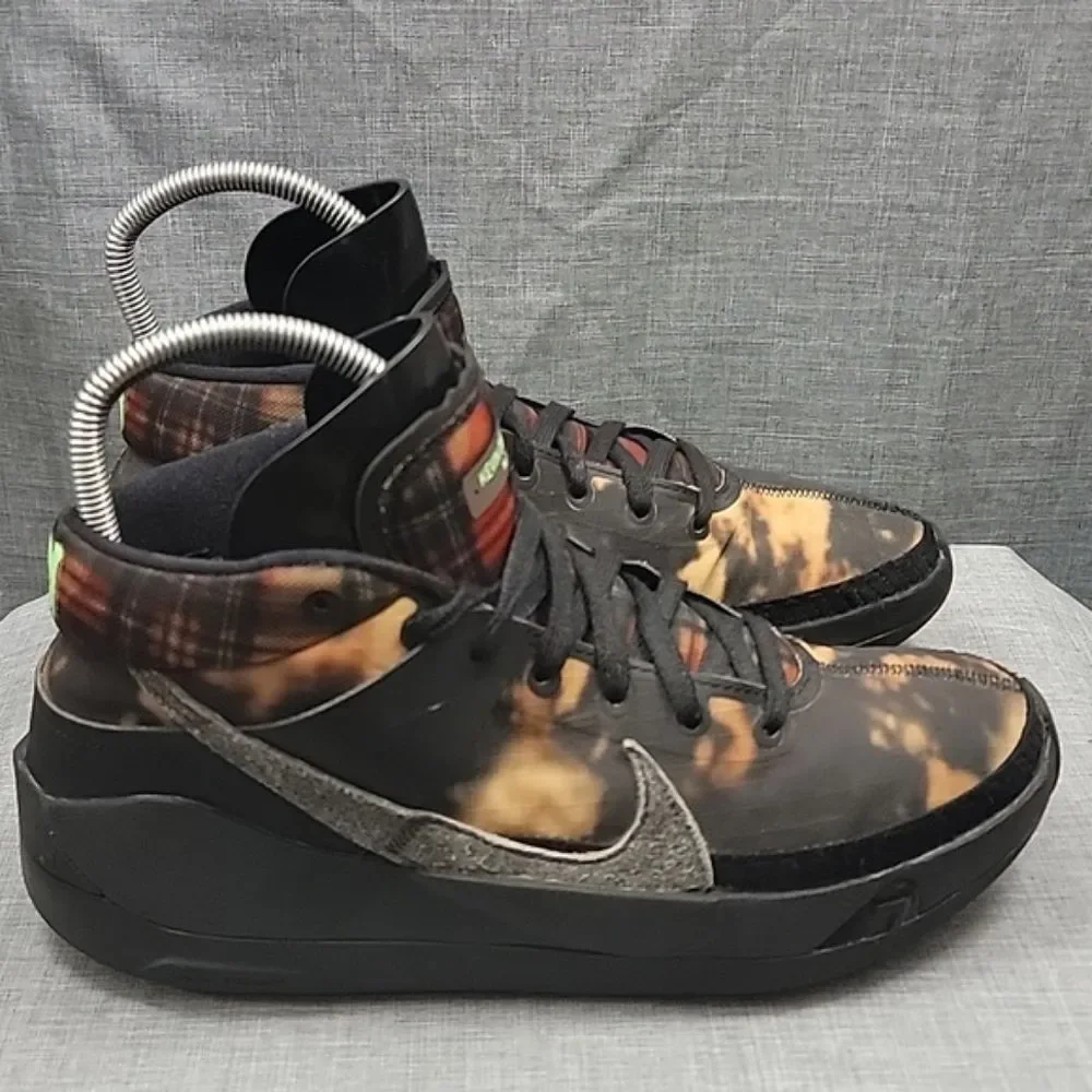 Nike KD 13 Bleach Plaid Black White Onyx DA0895-005  Men's Size 9.5